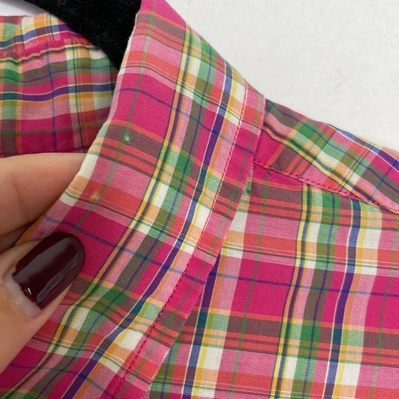 Ralph Lauren blue label colorful plaid buttons down shirt - Picture 7 of 9